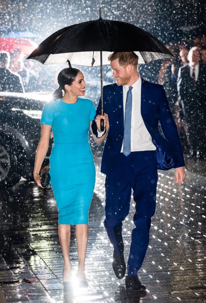 Royalty in the rain