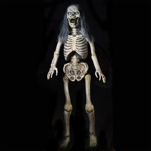 HAIRY SCARY SKELETON PROP