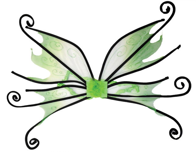 WINGS SPIDER FAIRY GREEN W/BK