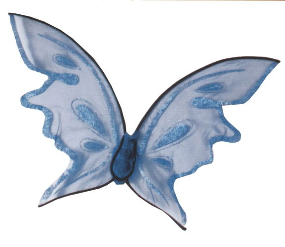 WINGS BUTTERFLY BLUE HOT COLOR