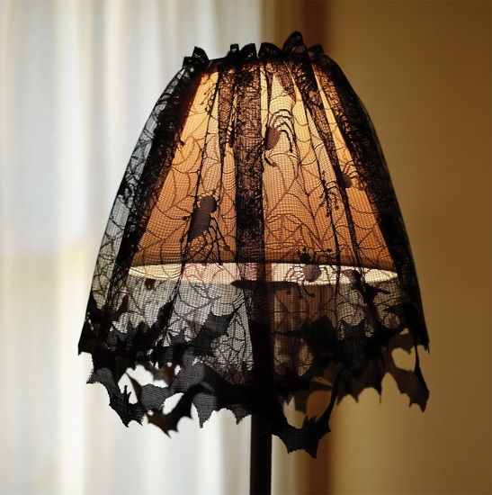 LACE DECOR LAMPSHADE TOPPER
