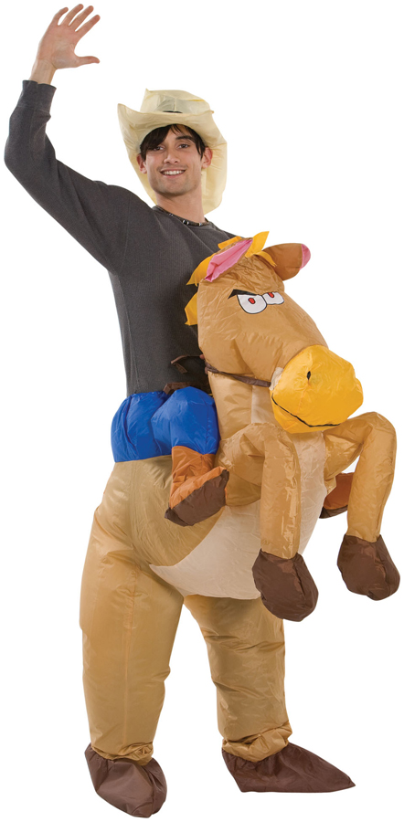 RIDING ON HORSE INFLATABLE