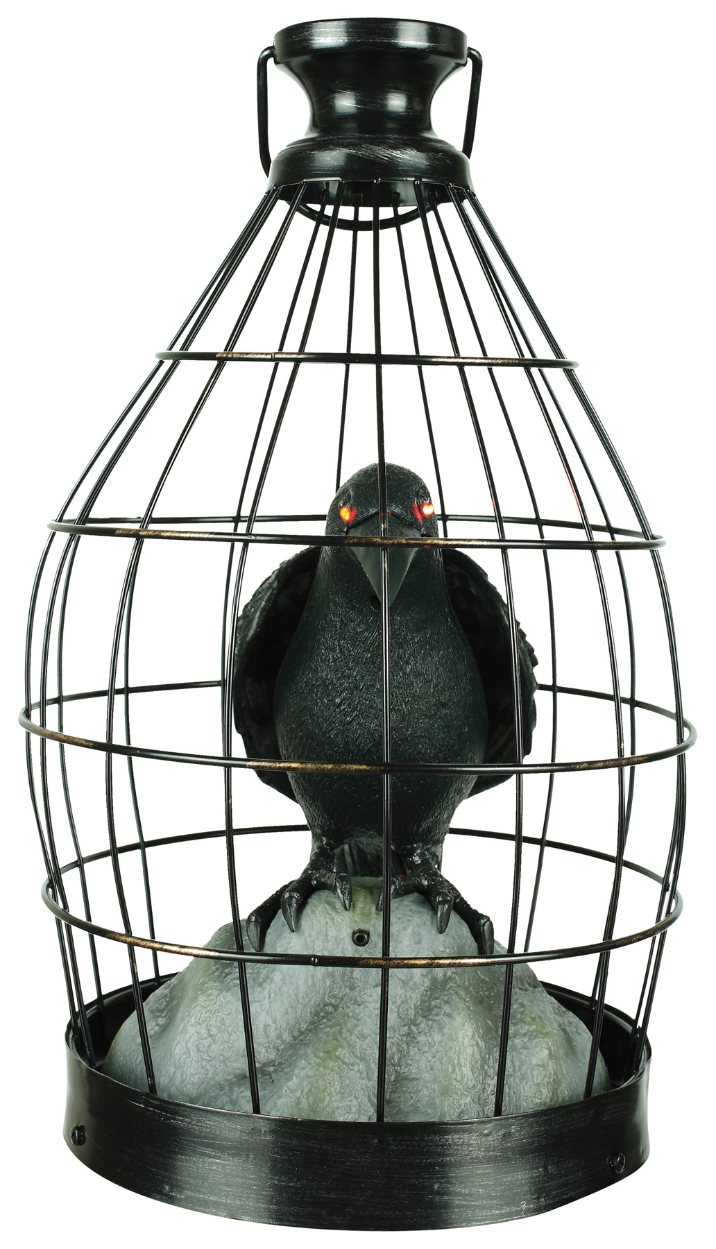 ANIMATED CROW IN CAGE