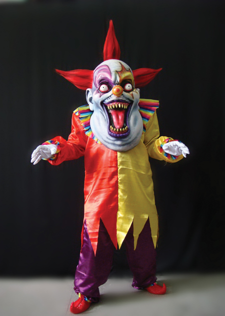 EVIL CLOWN RED YELLOW OVERSIZE